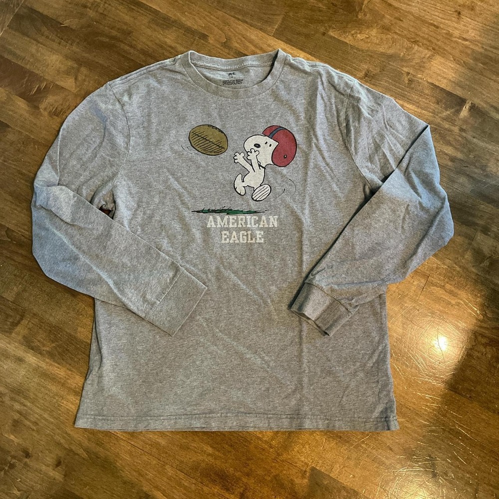 Peanuts Snoopy Cotton, long sleeve T-shirt lg Y2K breathable comfort